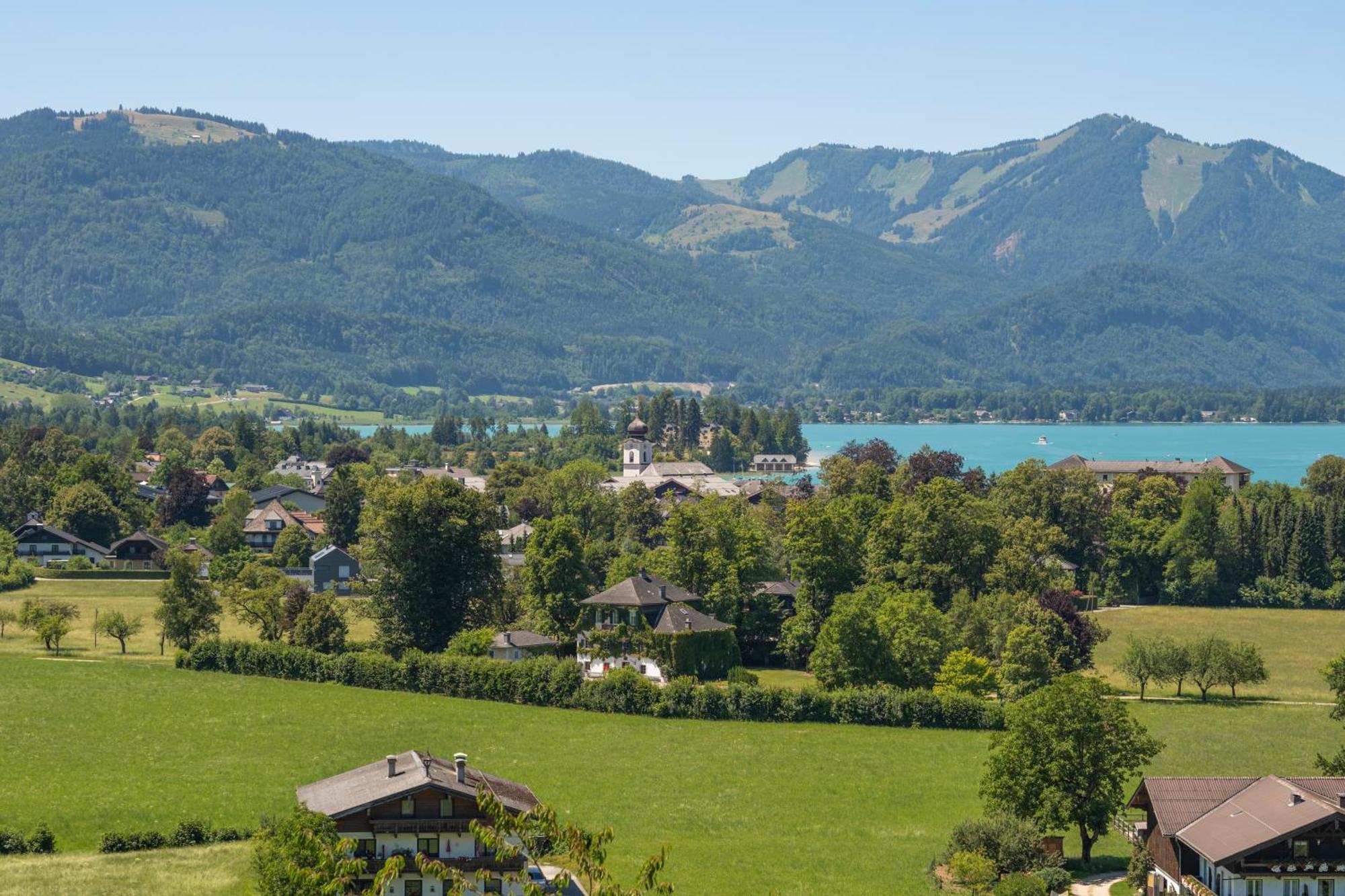 Wolfgangsee Appartements Strobl Ngoại thất bức ảnh